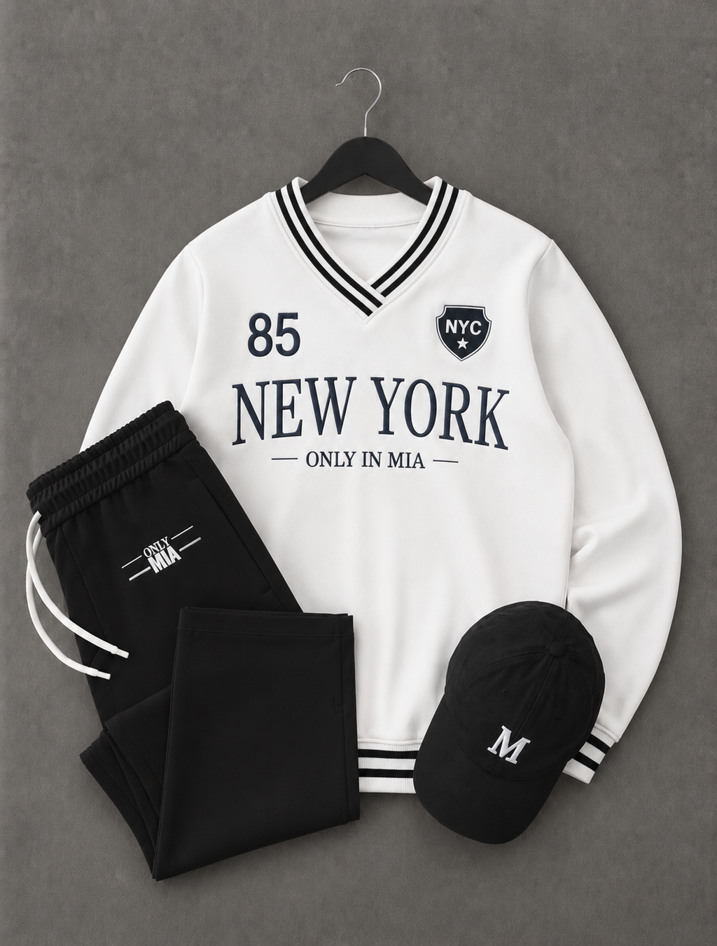 Conjunto New York unisex SIN GORRA