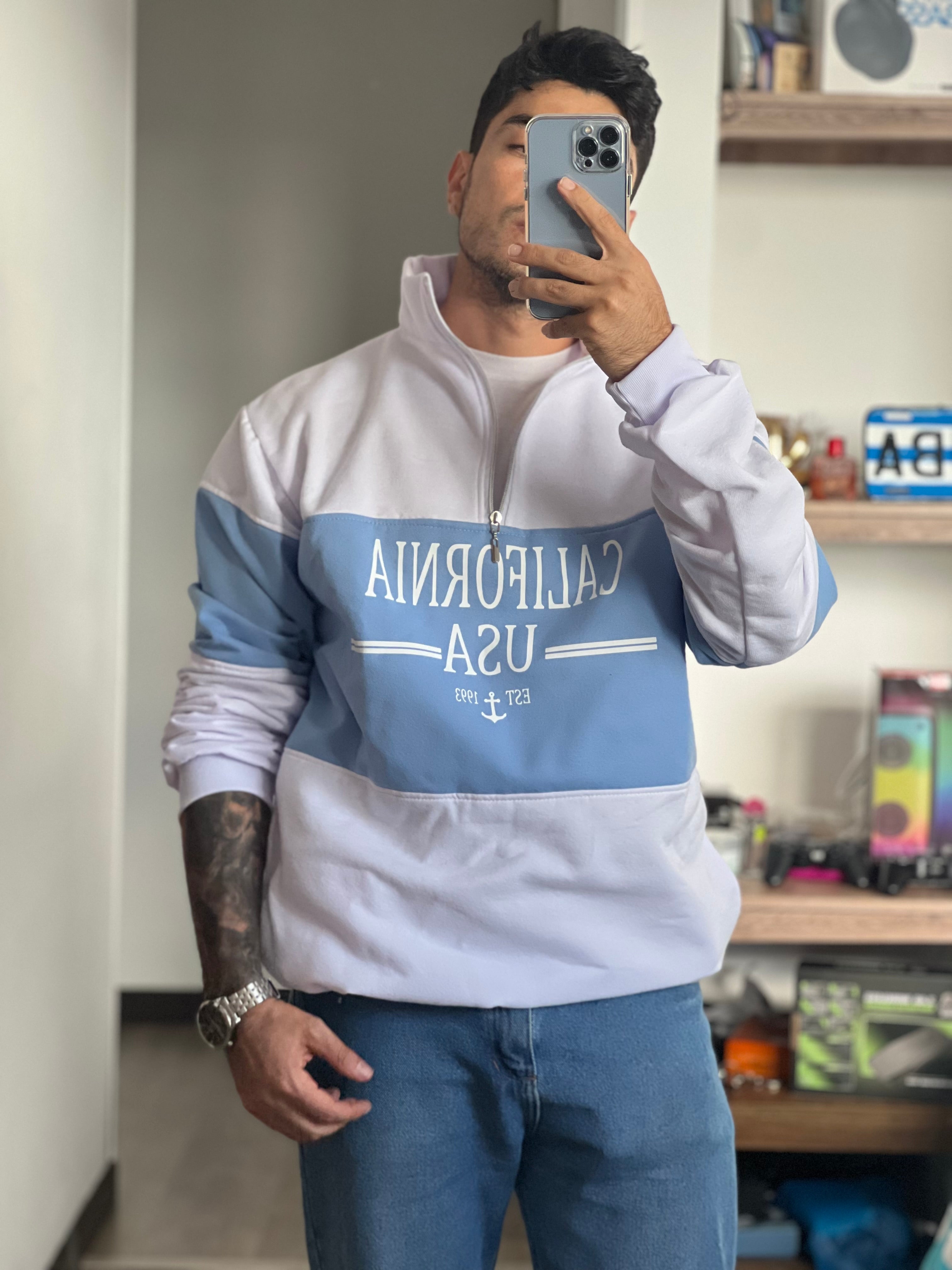 BUZO MEDIA CREMALLERA